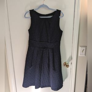 Eliza J Navy Blue Textured Cocktail dress, size 10